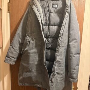 The North Face Women's Arctic
Down Parka Grey Faux Fur
Waterproof Large